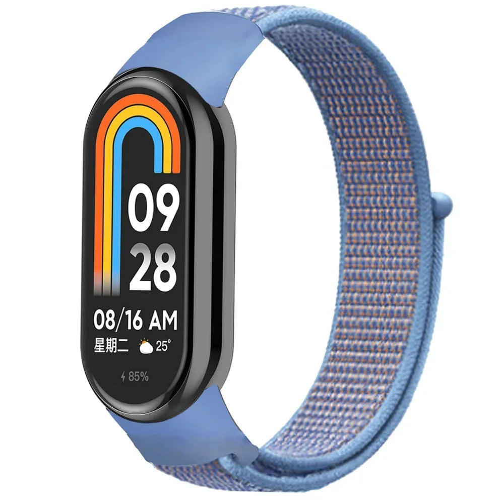 Nylon Loop Strap For Xiaomi Mi Band 10 Smart Watch Belt Wristband Breathable Watchband Correa For Mi Band 9/8 Strap Accessories