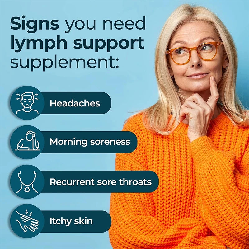 Lymphatic Drainage Supplement - Contains Dandelion Extract, Intestinal Lipid Absorption, Improves Immunity, Relieves Swelling