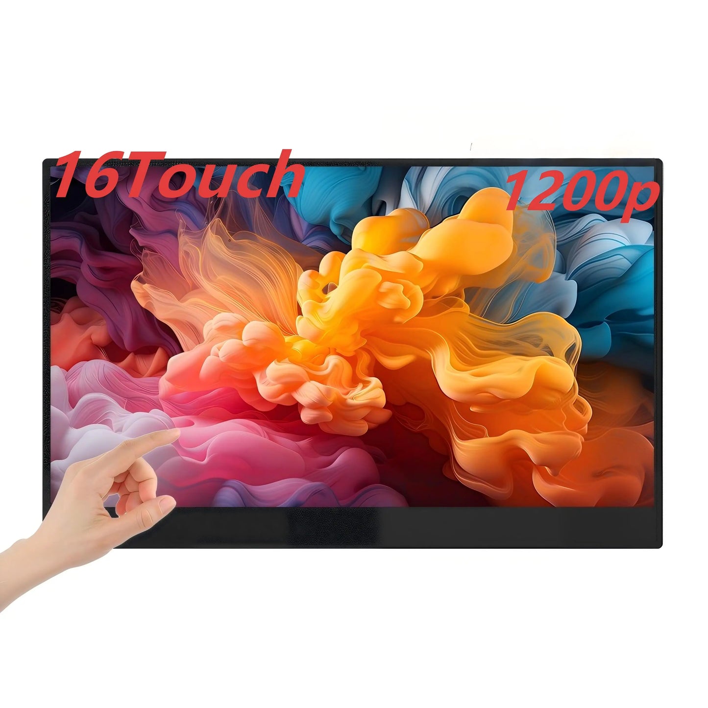 LANLIPU 14/15.6/16 inch Portable Touch Monitor 1K HDR Second Display For office PS4/5 Switch PC  Cell  Phone Loptop Extension