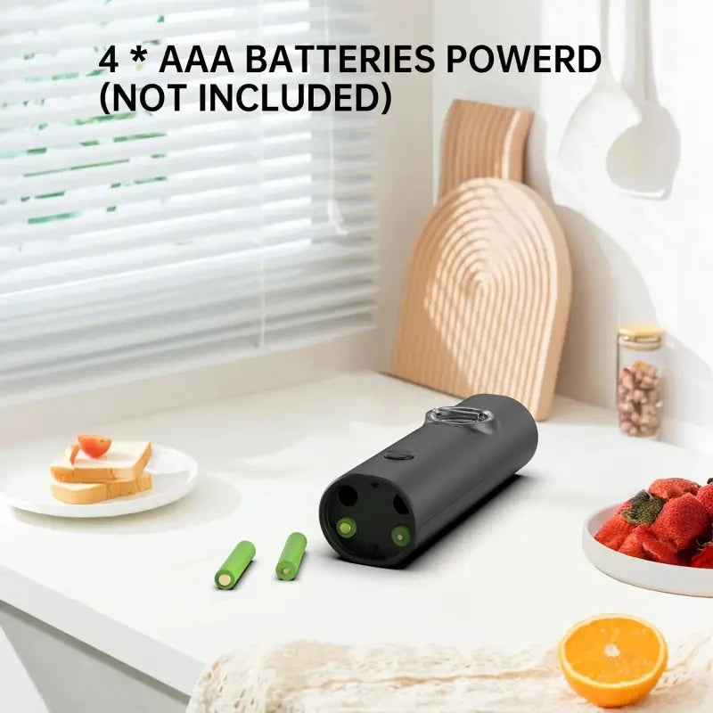 1pcs/2pcs Electric battery Automatic Salt And Pepper Grinder Set Rechargeable Gravity Spice Mill Adjustable Kitchen Tools