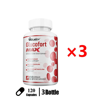 Glucofort Supplement Capsule with Vitamin C, Ginseng, Advanced Blood Sugar Support, Promotes Immune, Boosts Metabolism