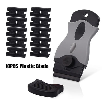 Scraper Blade Tool Auto Film Sticker Glue Ice Remover Razor Window Gap Glass Ceramic Kitchen Home Car Cleaner Squeegee Knife
