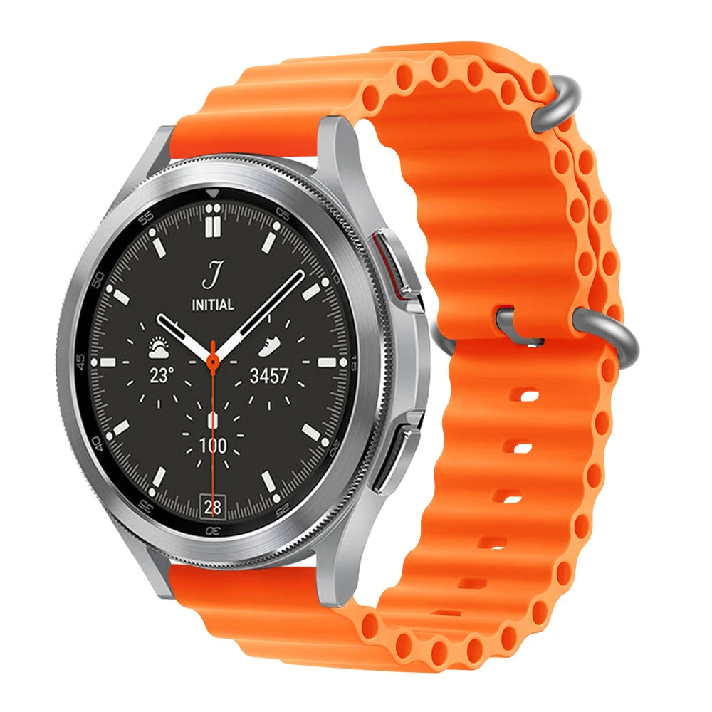 22mm For Huawei Watch GT5 46mm Strap Silicone Sport Wristband 18mm Band For Huawei Watch GT5 41mm GT4 41mm Ocean Watchband