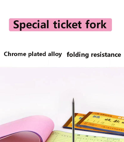 Security memo clip stick, suitable for cash register paper ordering desk