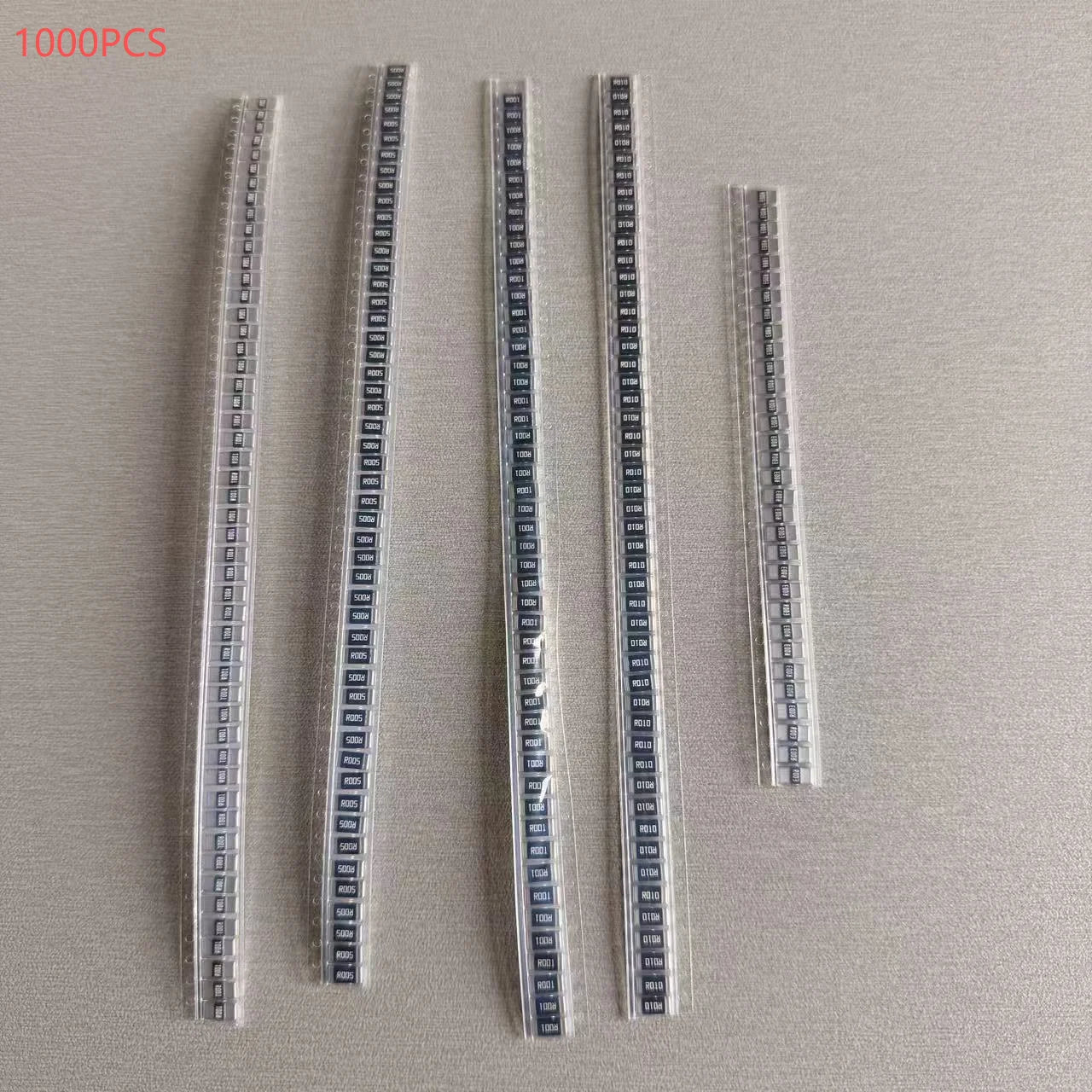 1000pcs Alloy Resistances 2512 Resistors kit R001 R003 R005 R010 1% 3W 0.1Ω