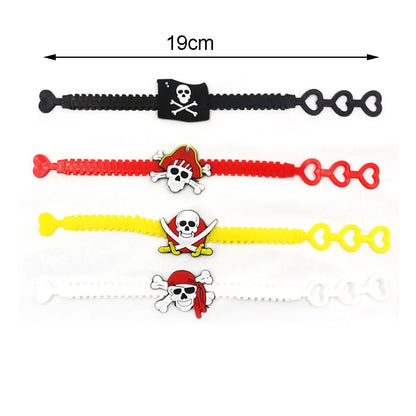 Pirate Party Supplies Favors Pirate Bracelets Rings Wristband Pirate Theme Birthday Party Favors Decorations Gift Filler Bag