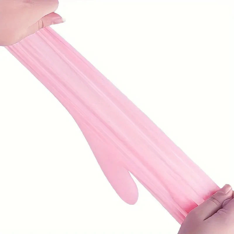 20/50/100PCS Pink Nitrile Gloves Disposable Powder Free Latex Gloves for Household Cleaning Beauty Salon Working Kitchen Gloves