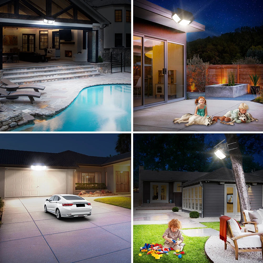 Solar Garden Lights Outdoor Solar Led for Outdoor Wall Light Sunlight Lamp Lighting External Spotlight Lamps Spotlights Lantern