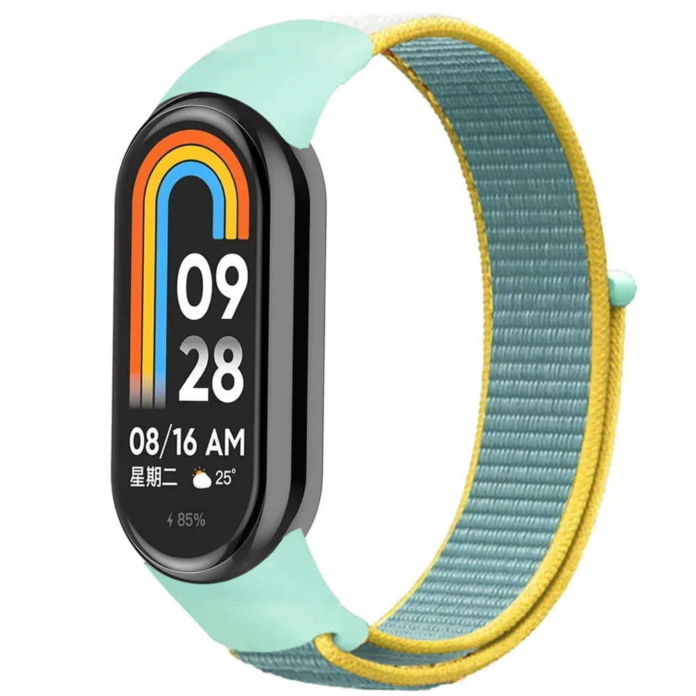 Nylon Loop Strap For Xiaomi Mi Band 10 Smart Watch Belt Wristband Breathable Watchband Correa For Mi Band 9/8 Strap Accessories